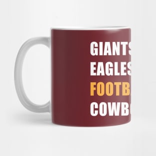 Professional Football Team Mug